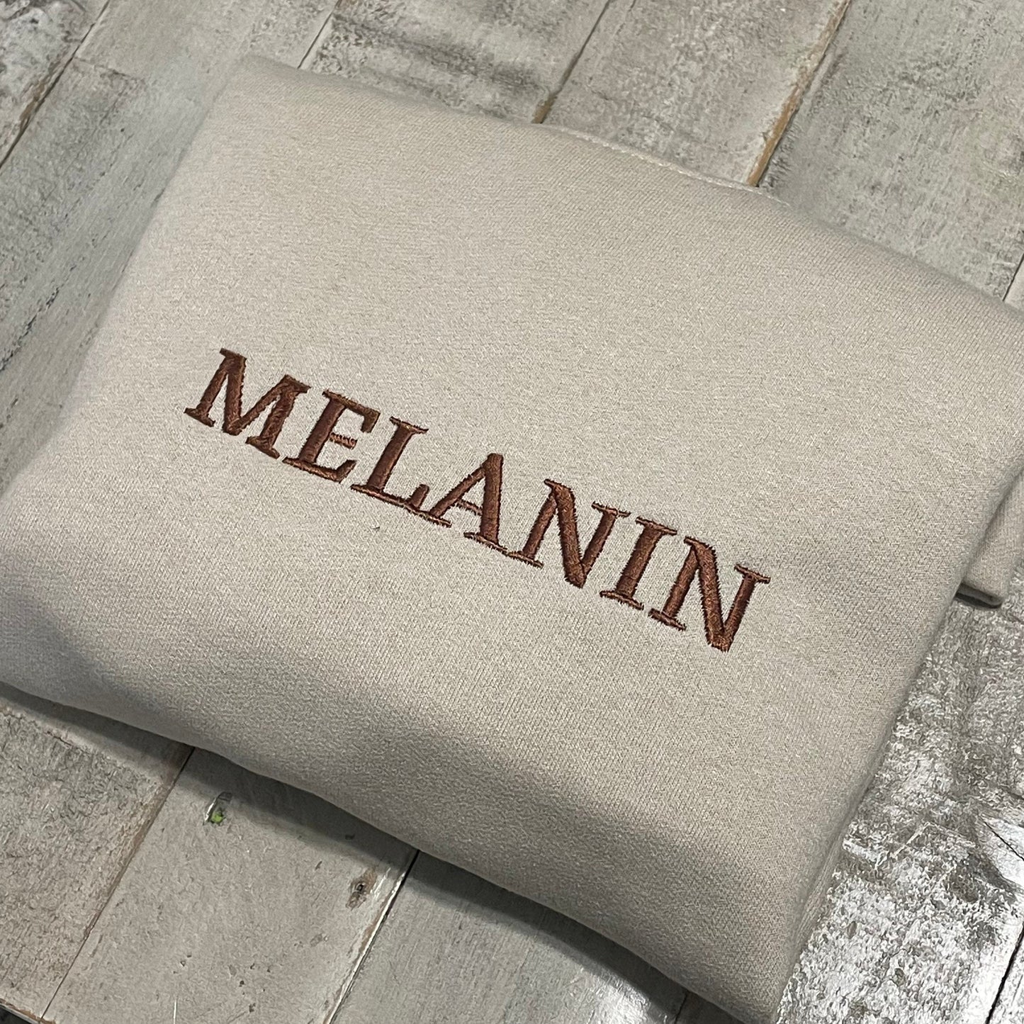 Melanin Embroidered Shirt - Black Pride - Melanin - Shades of Beauty