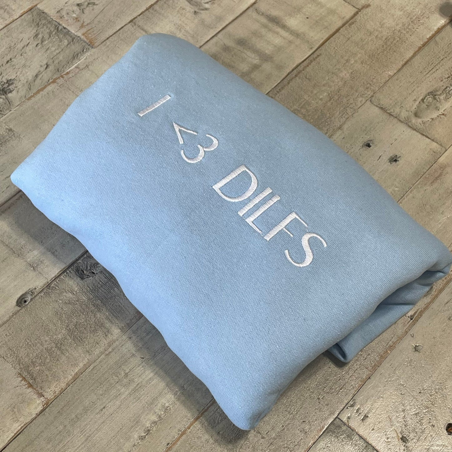 I Love Dilfs Embroidered Crewneck-embroidered Crewneck- Hot Dads