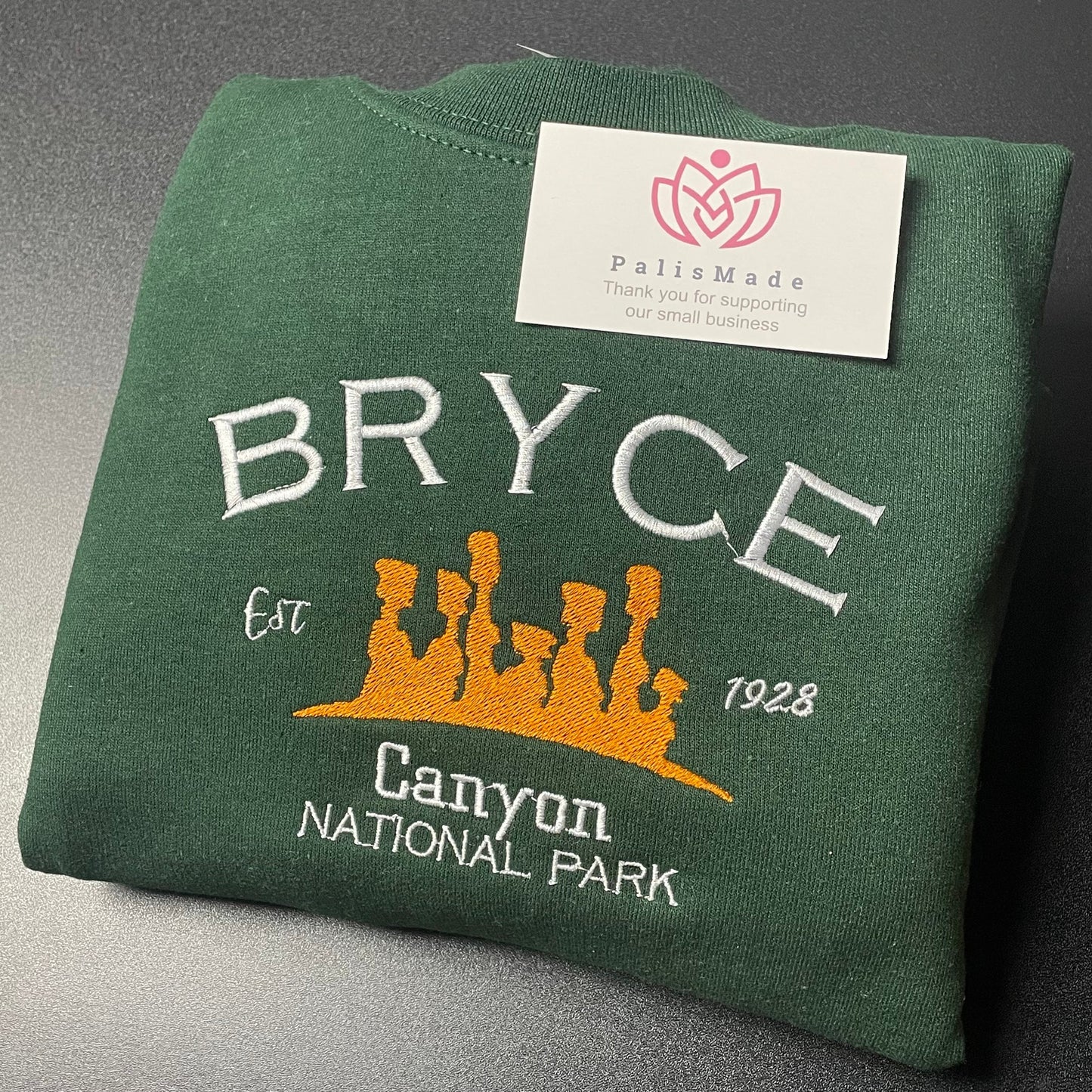 Bryce Canyon National Park Embroidered Crewneck Sweatshirt