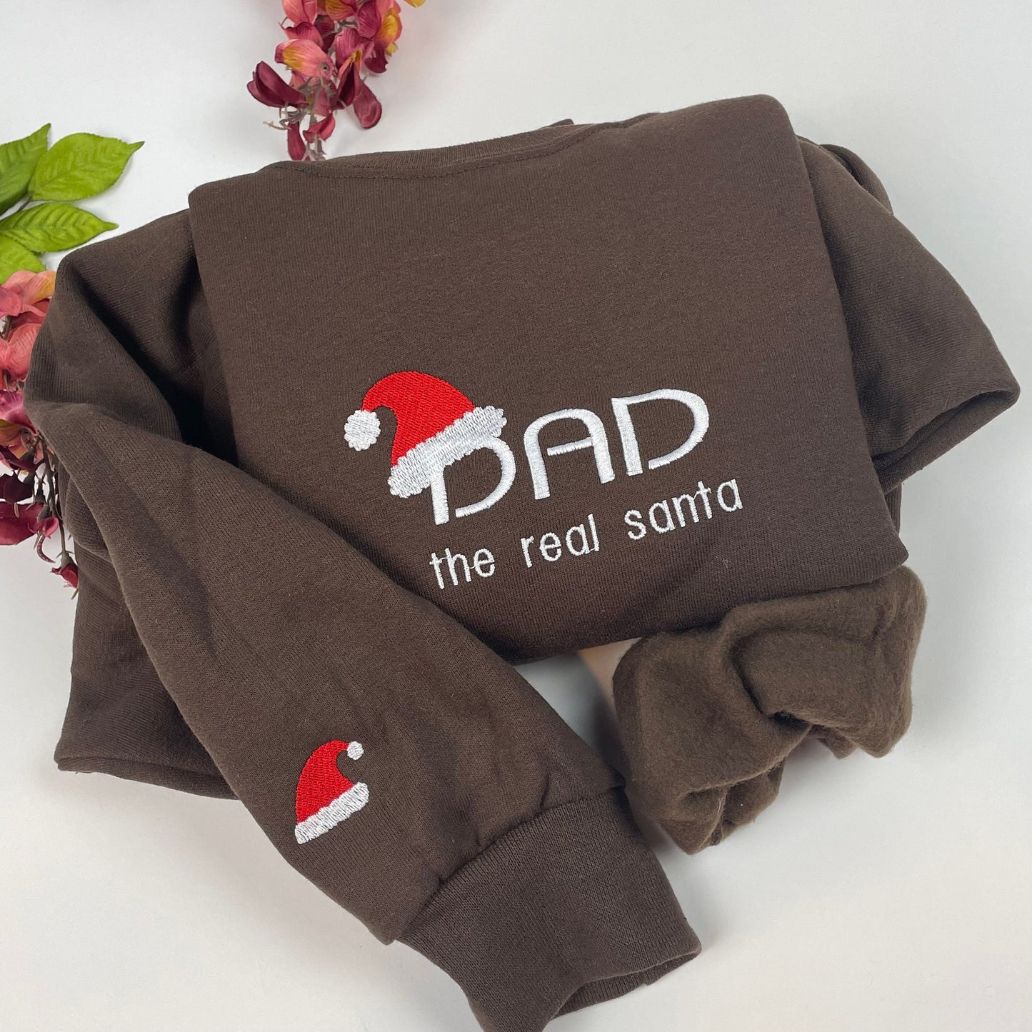 Dad Santa Sweatshirt - Christmas Crewneck Sweatshirt