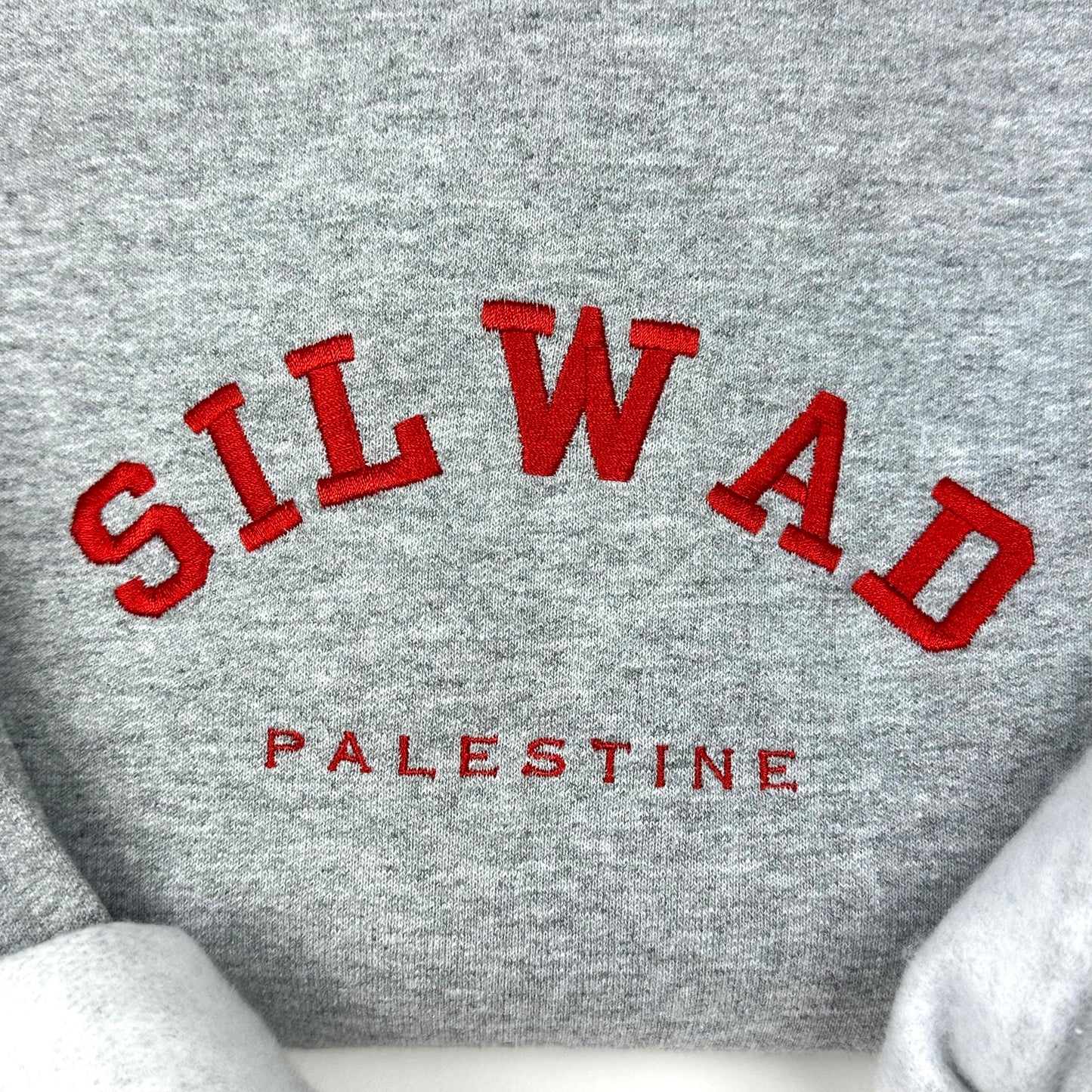 Silwad Palestine Embroidered Sweater - Palestinian Shirt