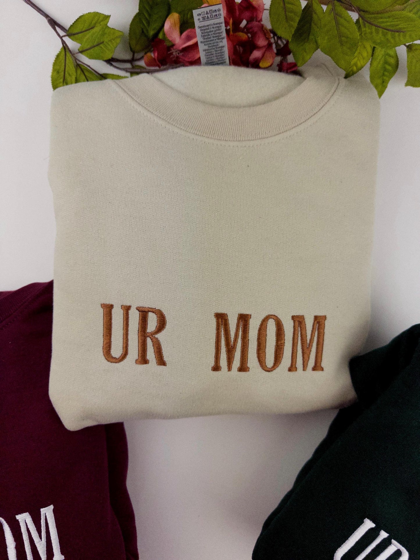 UR Mom - Your Mom Embroidered Sweatshirt- Unisex Sweatshirt