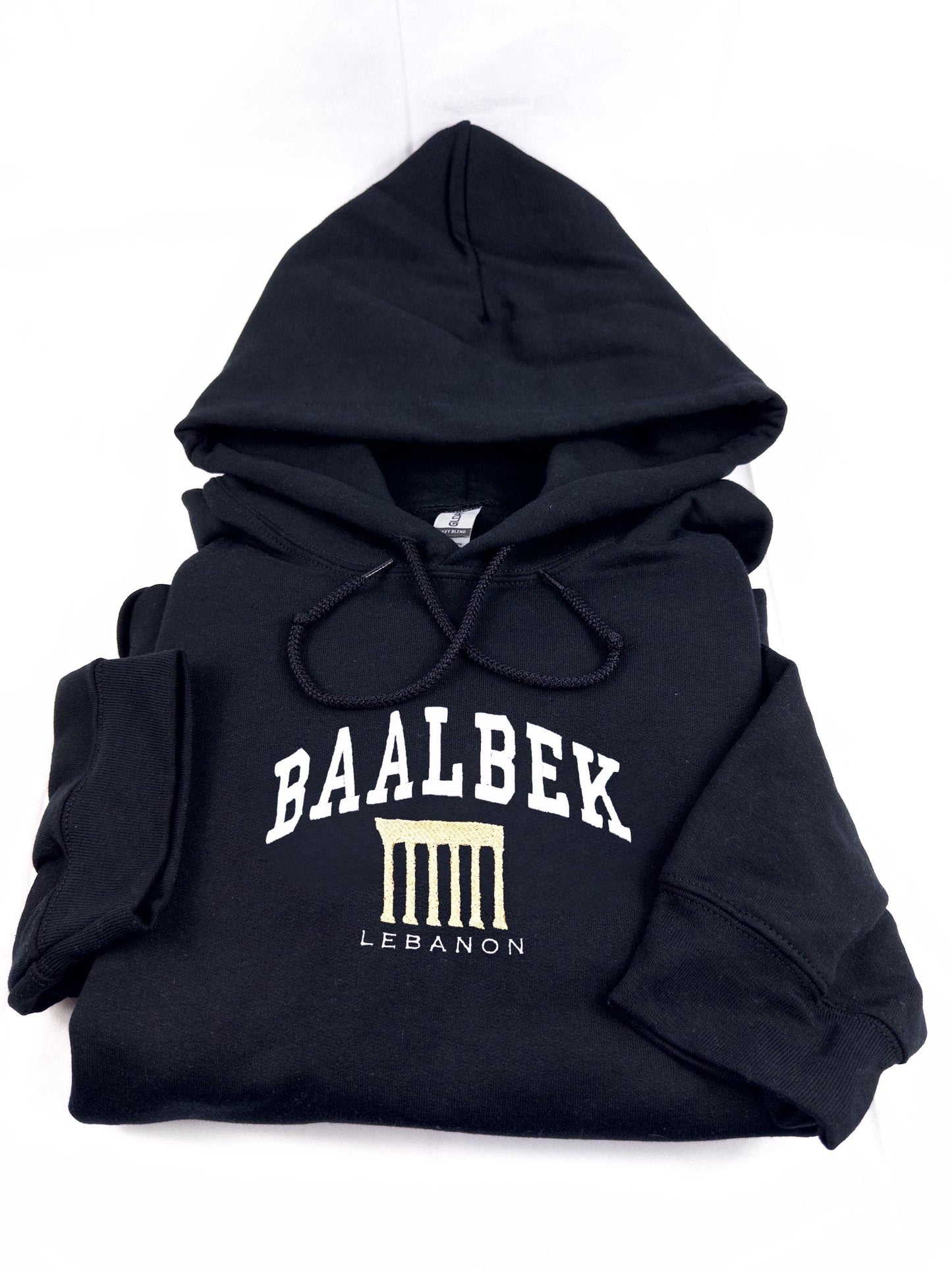 Baalbek Sweatshirt | Baalbek Lebanon Embroidered Lebanese City Design | Cozy & Trendy Unisex Hoodie