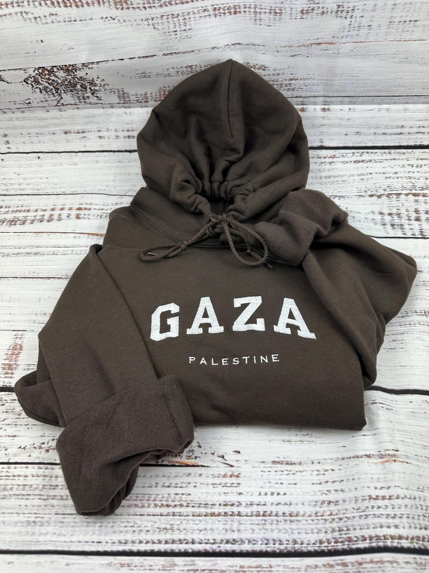 Gaza Palestine Embroidered Sweater - Palestinian Shirt
