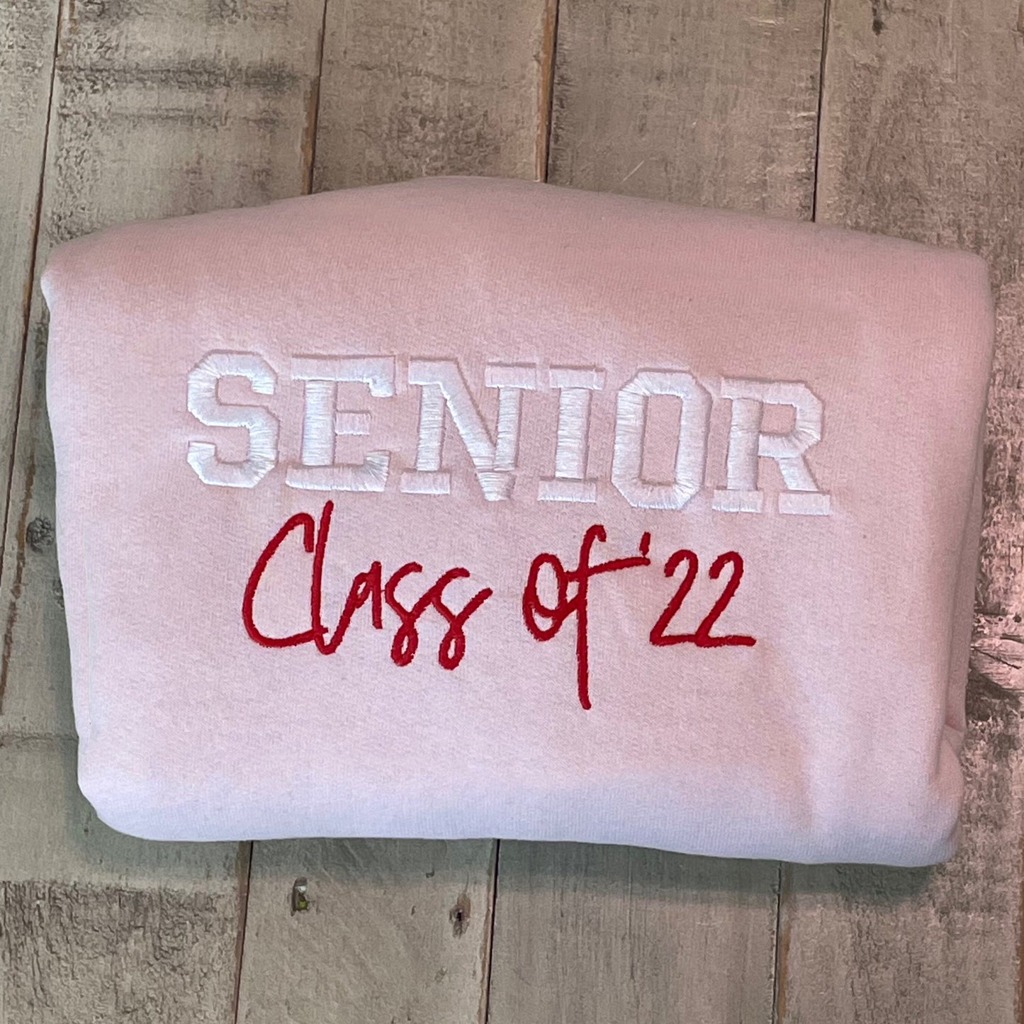 Custom Senior Class Sweatshirt- Custom Senior year embroidered sweatshirt . Senior Class of 2025 - Personalized Graduation gift