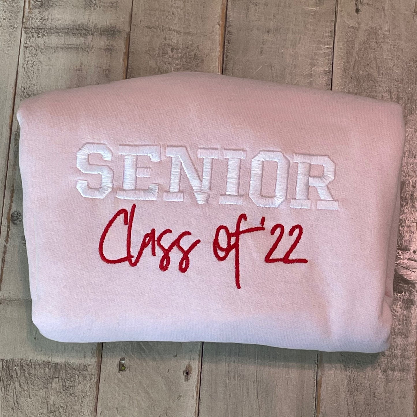 Embroidered Senior Class25 Sweatshirt- Custom Senior year embroidered sweatshirt . Senior Class 2025Embroidered Crewneck