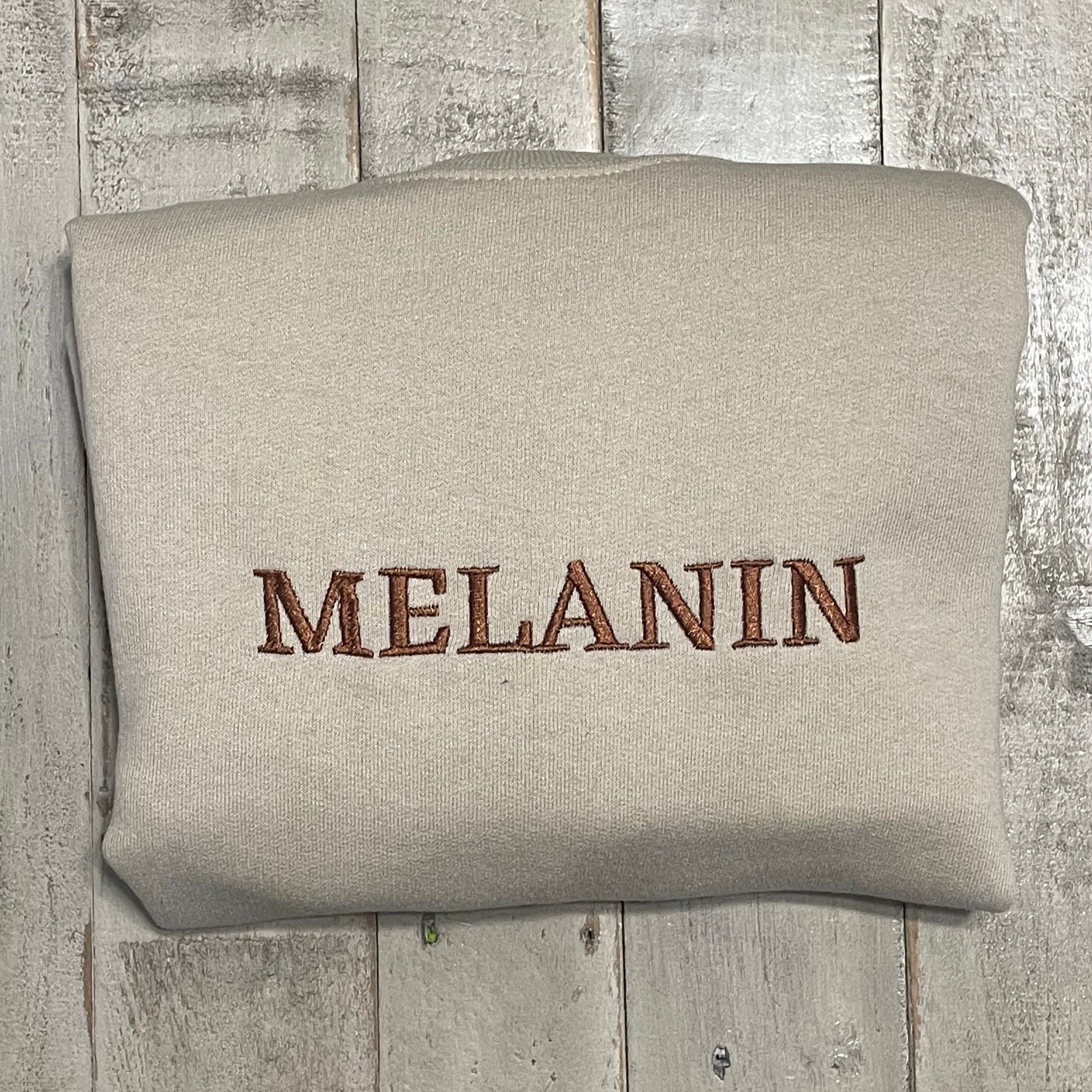 Melanin Embroidered Shirt - Black Pride - Melanin - Shades of Beauty