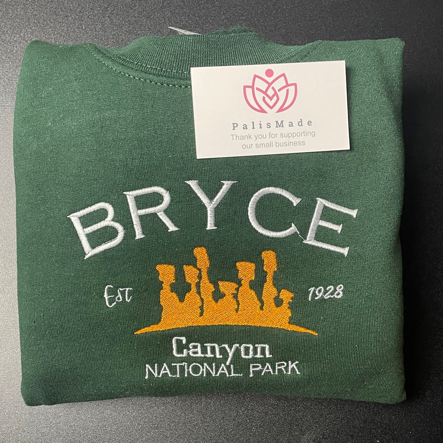 Bryce Canyon National Park Embroidered Crewneck Sweatshirt