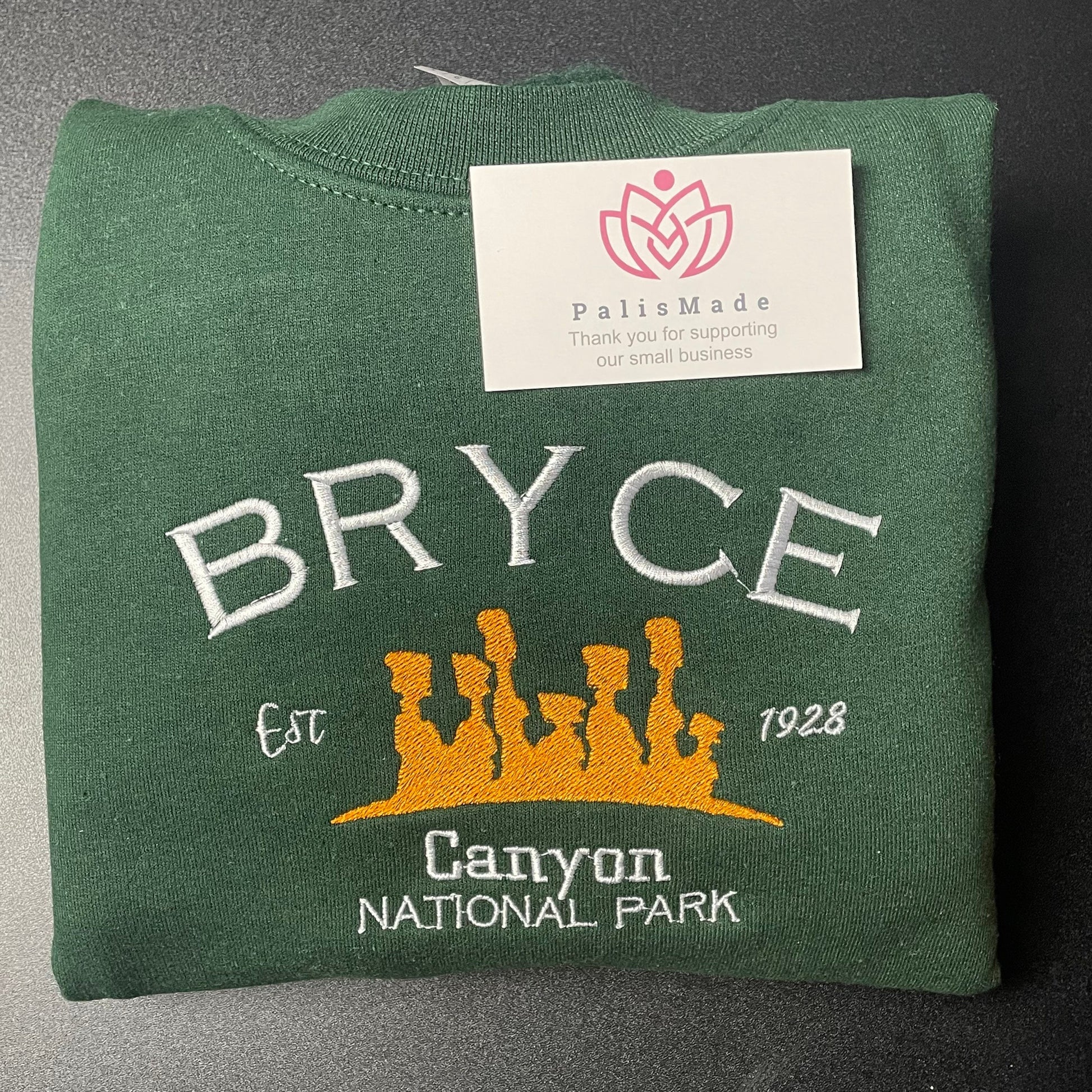 Bryce Canyon National Park Embroidered Crewneck Sweatshirt