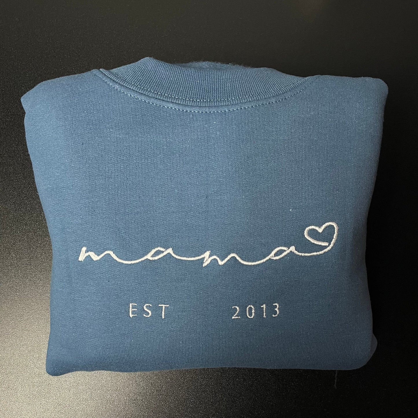 Mama Embroidered Sweatshirt -Baby Shower Sweatshirt - Mothers Gift- New Mom- Momma