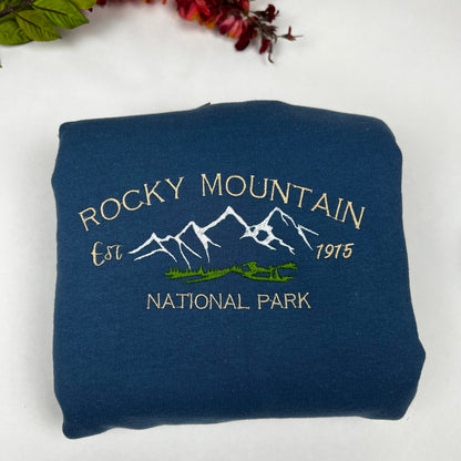 Rocky Mountain National Park Embroidered Shirt - Colorado (MOUNTAIN)