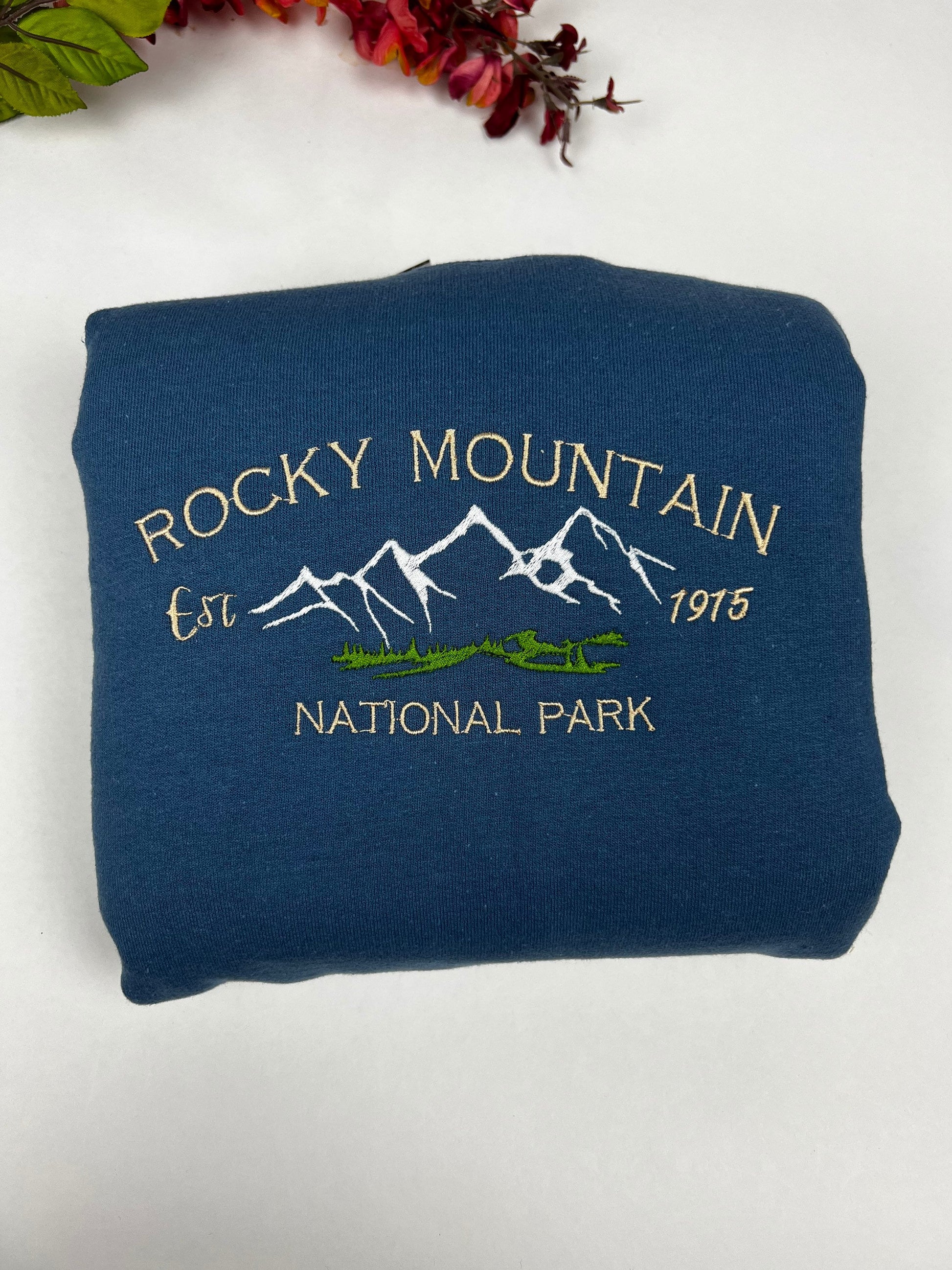 Rocky Mountain National Park Embroidered Shirt - Colorado (MOUNTAIN)