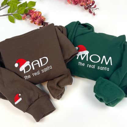 Dad Santa Sweatshirt - Christmas Crewneck Sweatshirt
