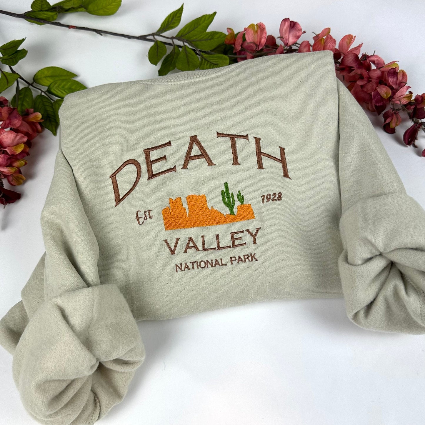 Death Valley Embroidered Crewneck Sweatshirt