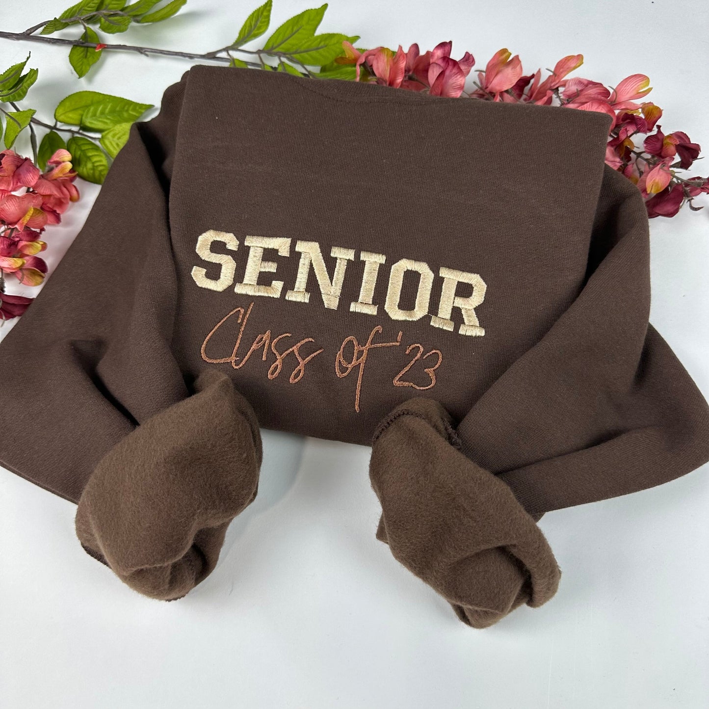 Custom Senior Class Sweatshirt- Custom Senior year embroidered sweatshirt . Senior Class of 2025 - Personalized Graduation gift
