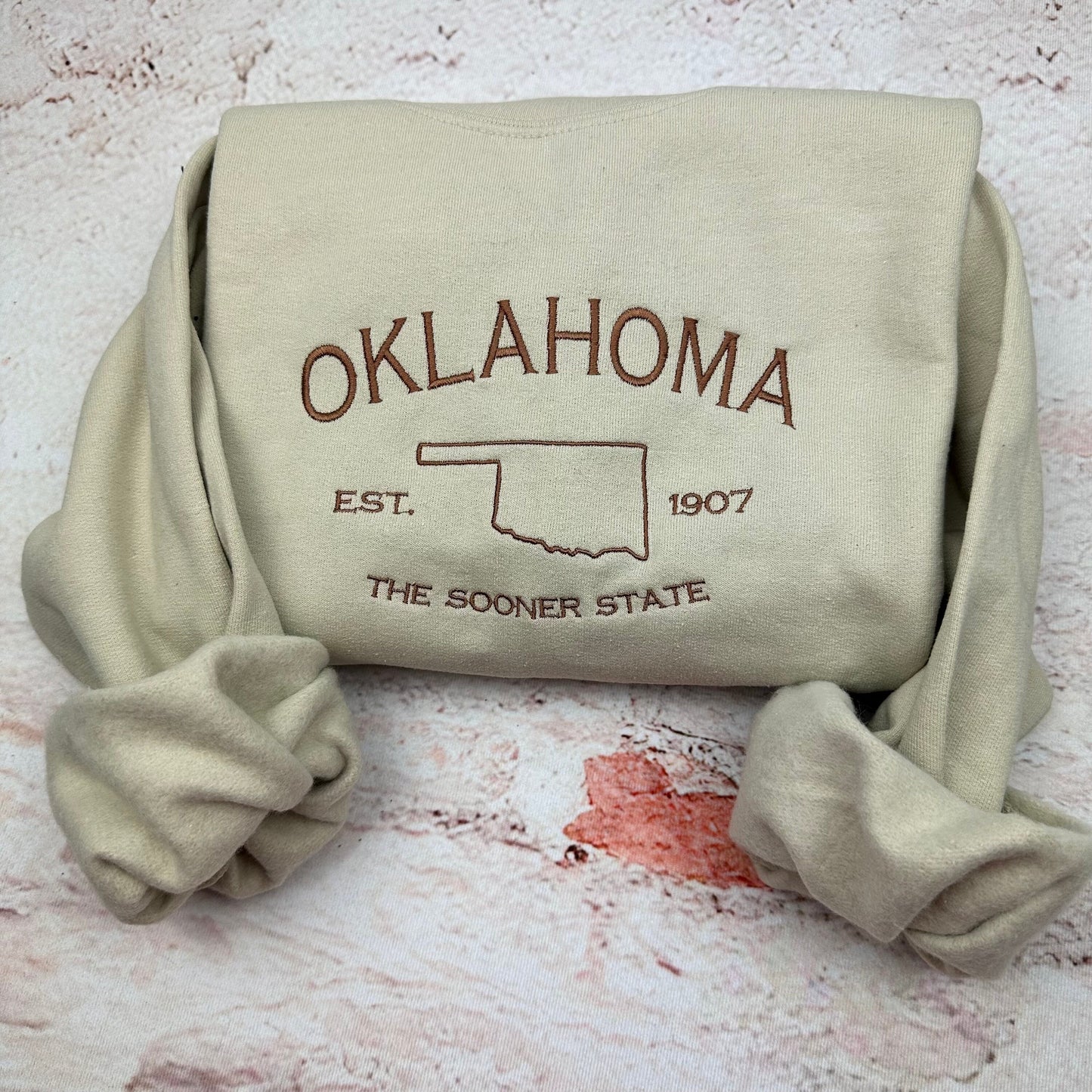 Oklahoma Embroidered T-Shirt and Sweatshirt - Oklahoma State