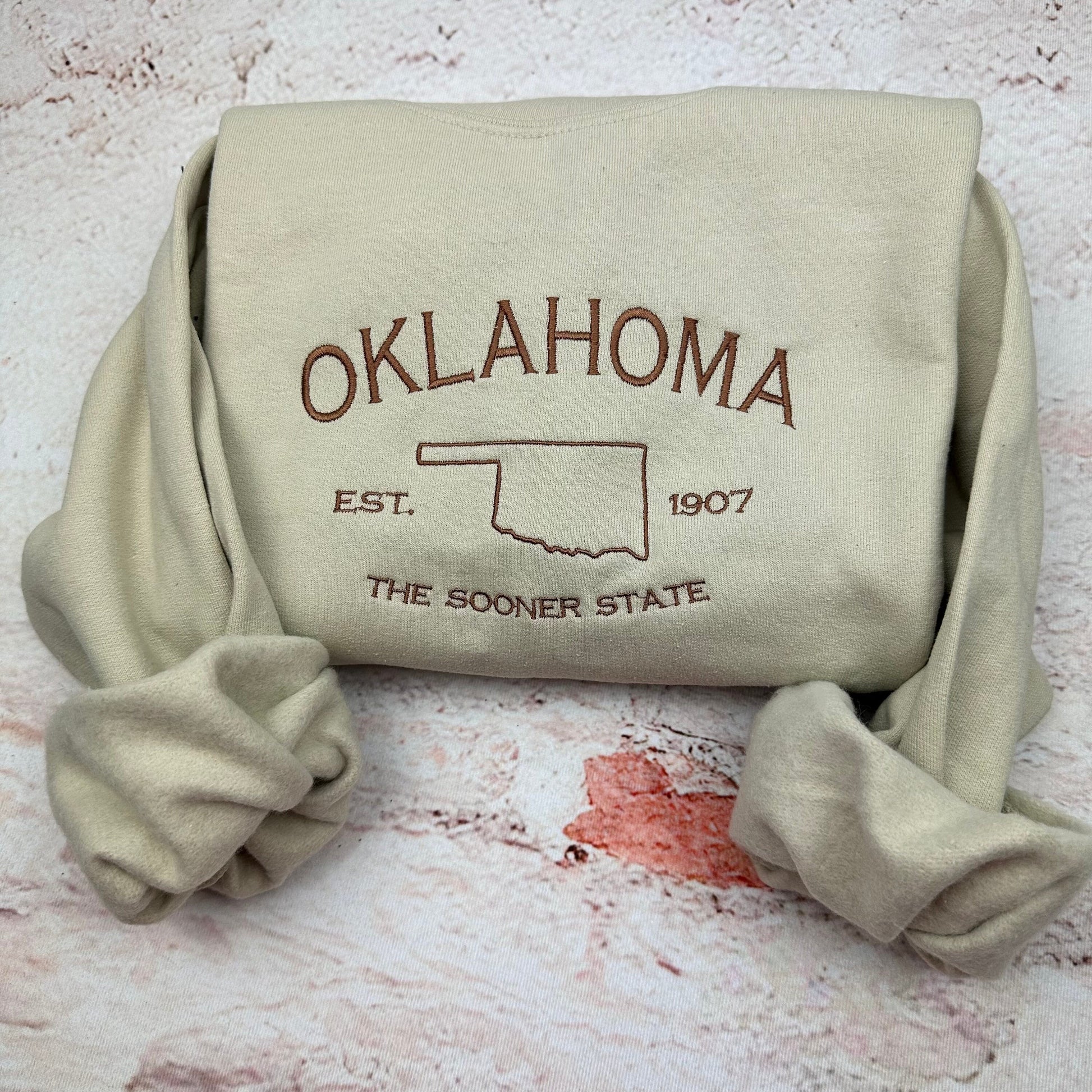 Oklahoma Embroidered T-Shirt and Sweatshirt - Oklahoma State