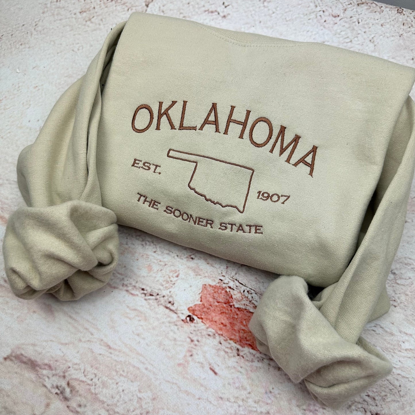 Oklahoma Embroidered T-Shirt and Sweatshirt - Oklahoma State