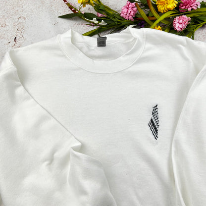 Palestine kufiya Embroidered Sweater - Palestinian Shirt