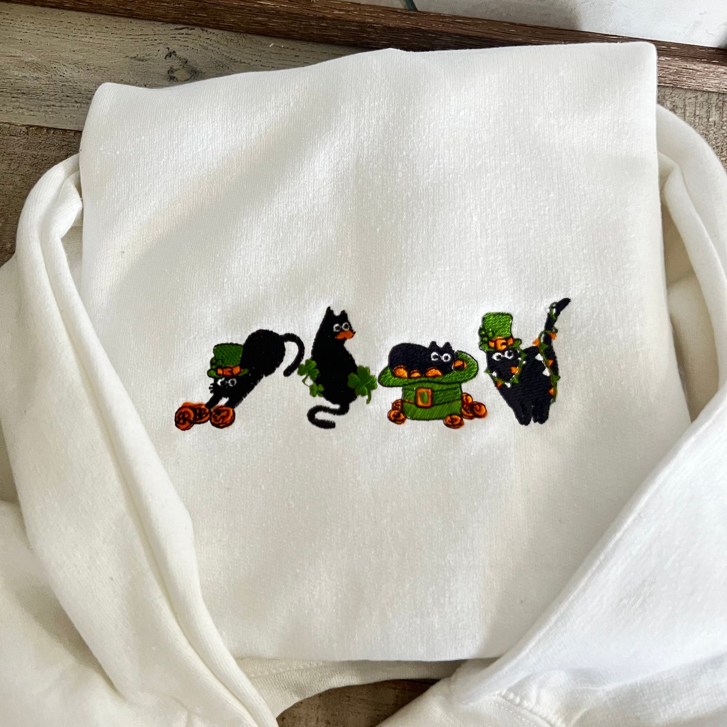 St. Paddy’s Day Sweatshirt, Clover Sweatshirt, St Patricks Day Sweatshirt, Saint Patrick's Pullover, Lucky Sweater, Clovers