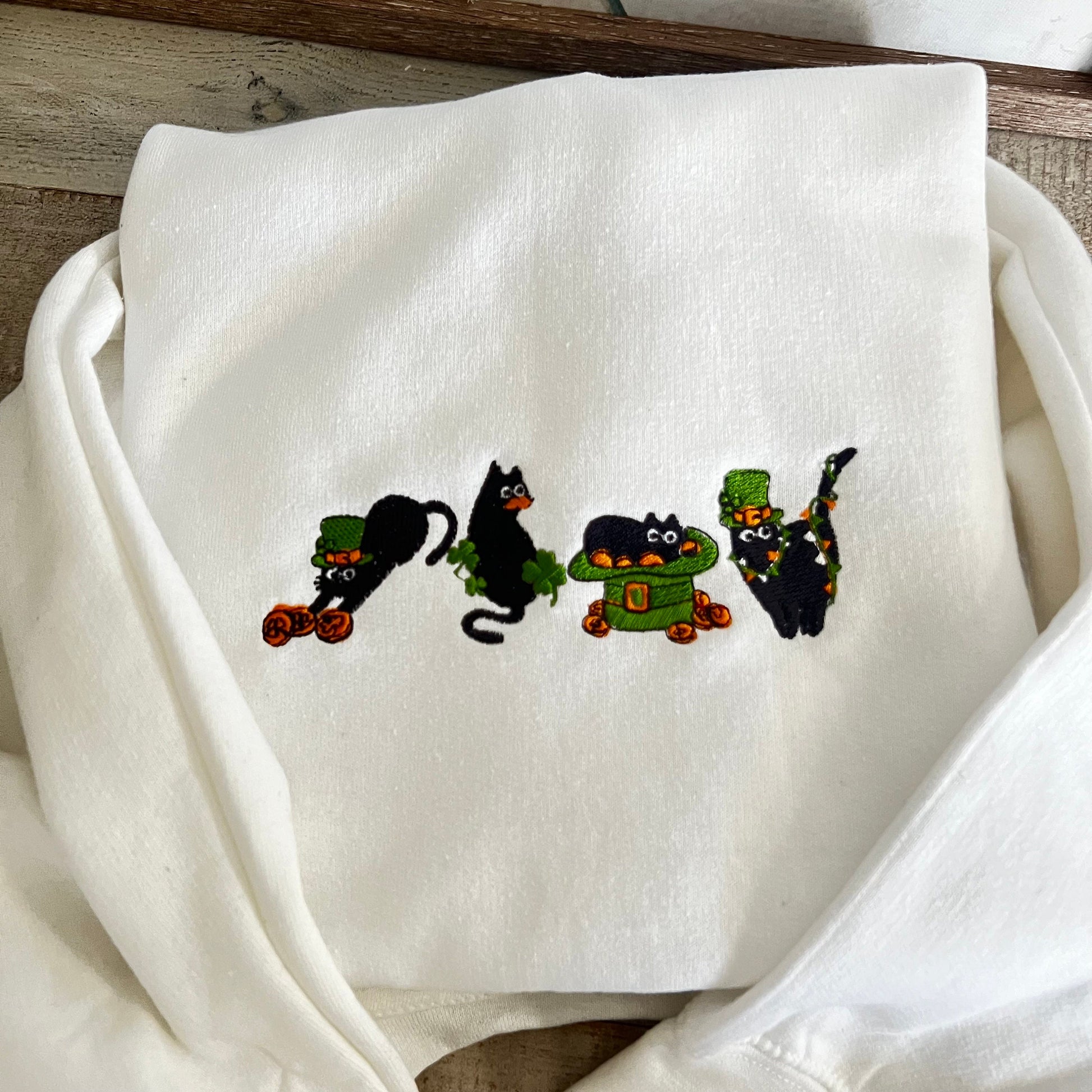St. Paddy’s Day Sweatshirt, Clover Sweatshirt, St Patricks Day Sweatshirt, Saint Patrick's Pullover, Lucky Sweater, Clovers