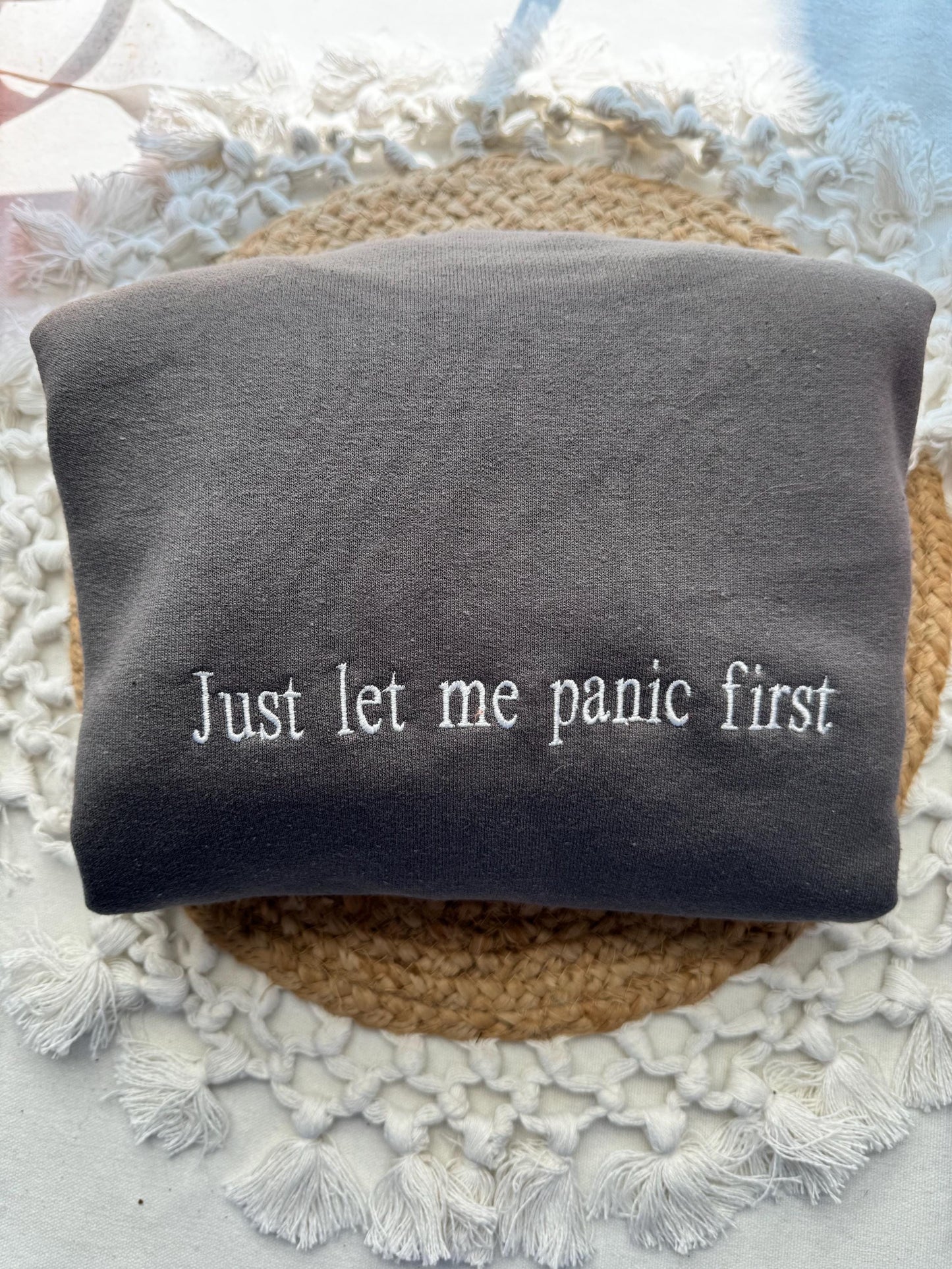 Custom Embroidered Sweatshirt, Custom Text Crew Sweatshirt, Personalized Crewneck Sweater, Gift for Her, Couples Matching Sweater, Halloween