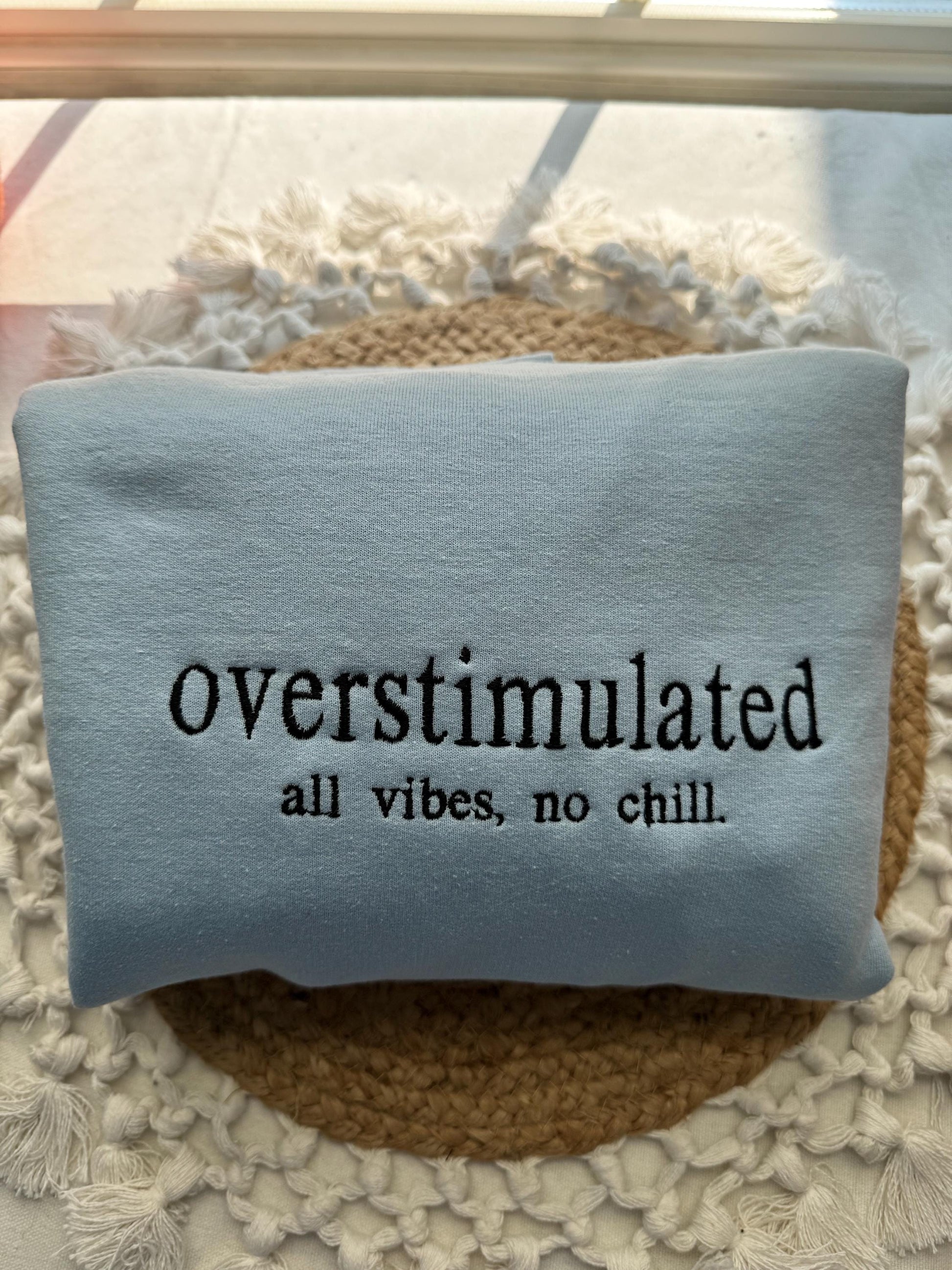 Custom Embroidered Sweatshirt, Custom Text Crew Sweatshirt, Personalized Crewneck Sweater, Gift for Her, Couples Matching Sweater, Halloween