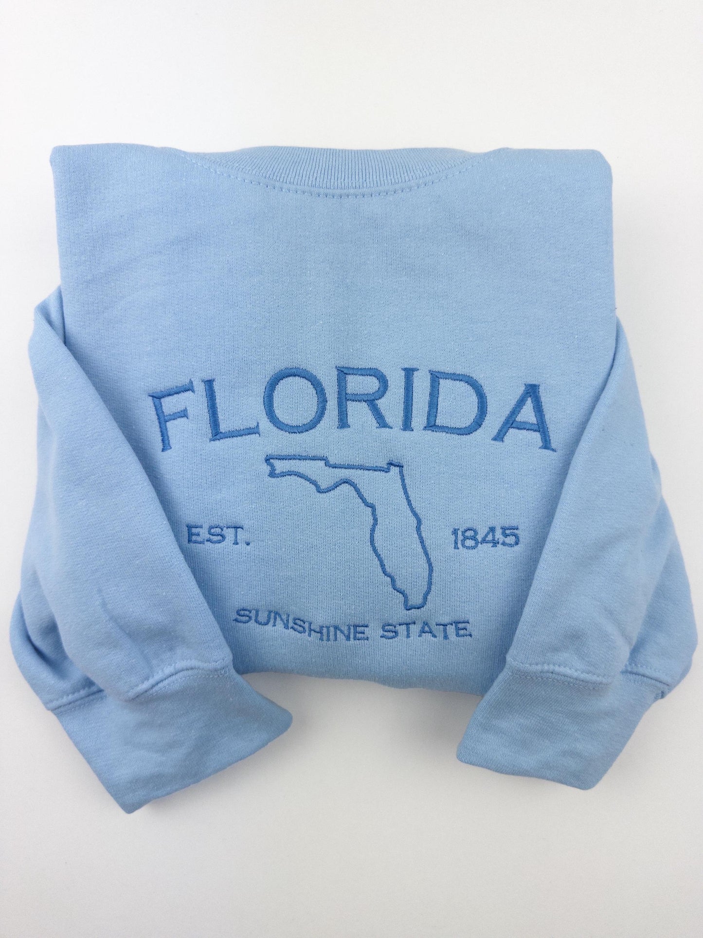 Flordia Embroidered Sweatshirt- Flordia T-Shirt and Sweatshirt