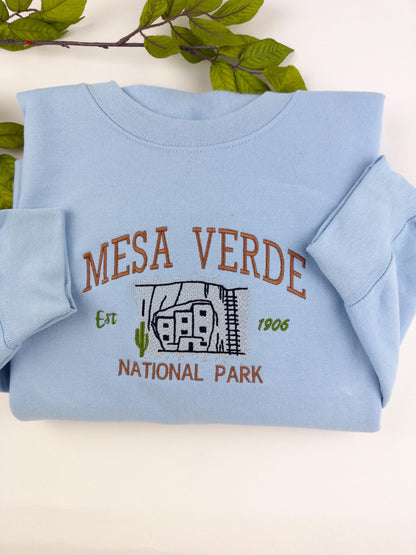 MESA VERDE National Park Sweatshirt - Embroidered
