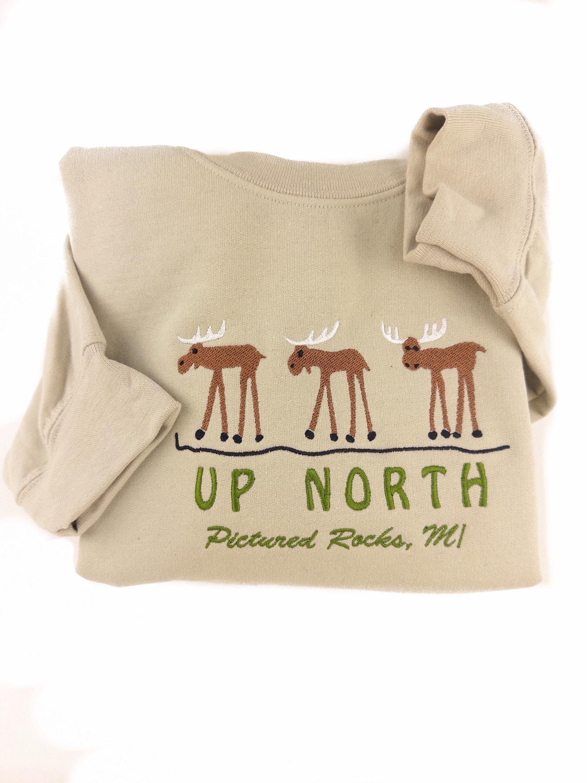 Up North Sweatshirt - Pictures Rocks Michigan Shirt