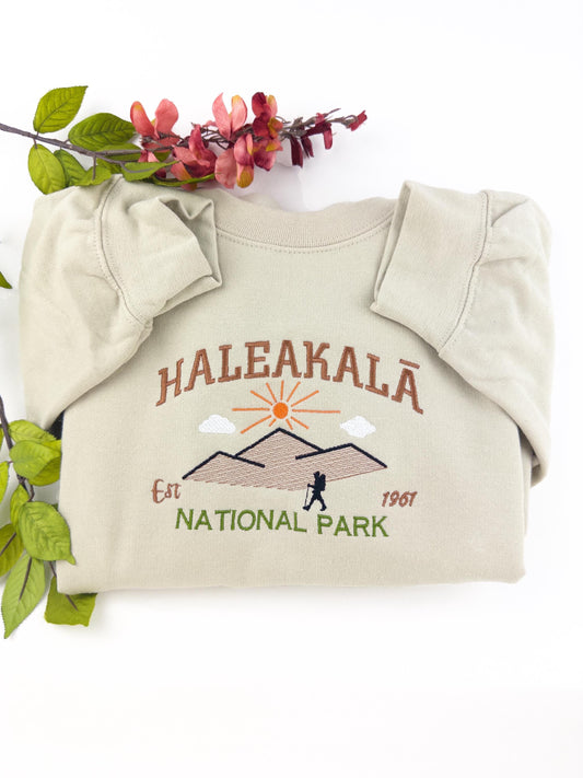 Haleakala National Park Sweatshirt - Embroidered