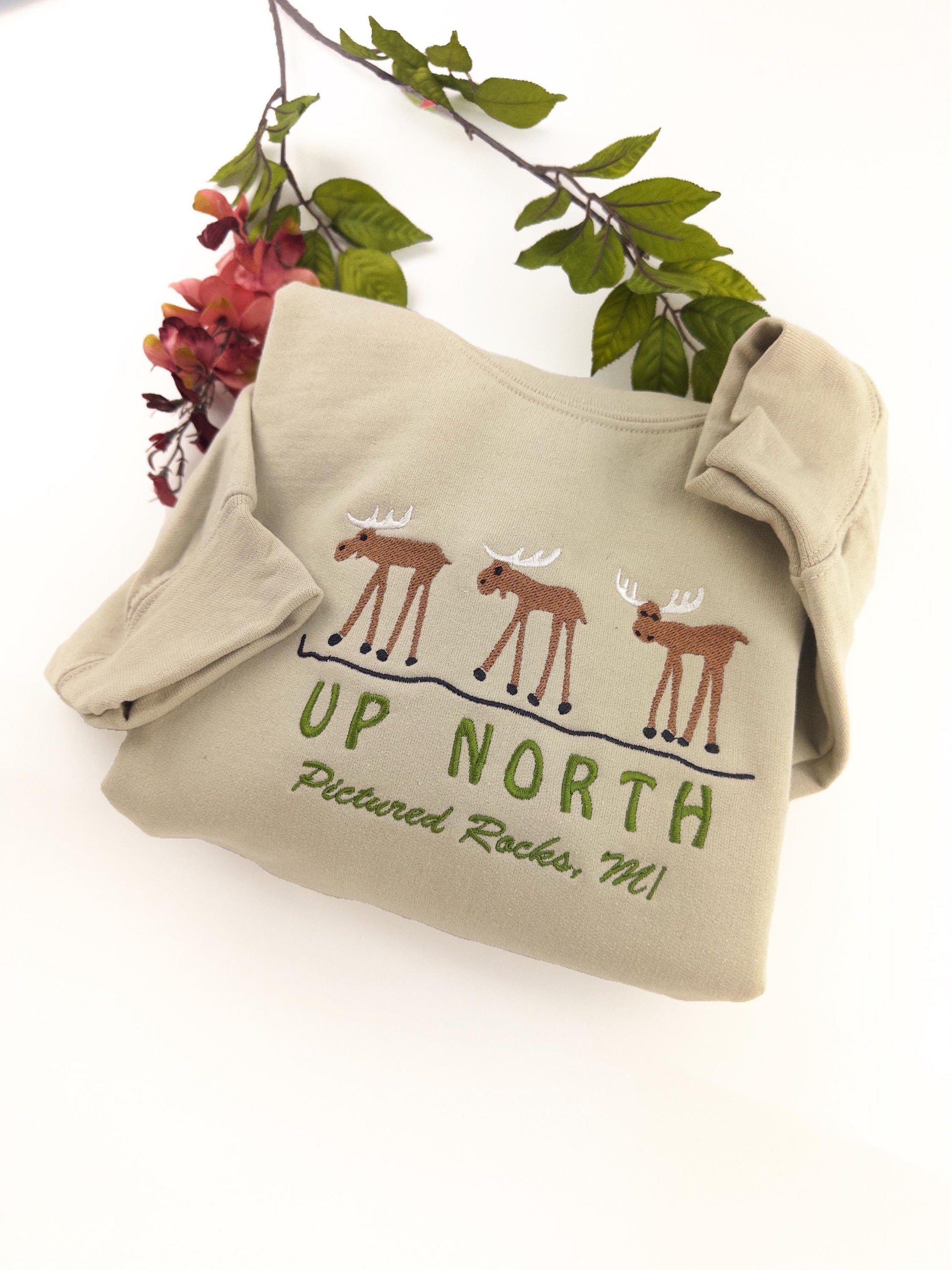 Up North Sweatshirt - Pictures Rocks Michigan Shirt