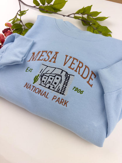 MESA VERDE National Park Sweatshirt - Embroidered