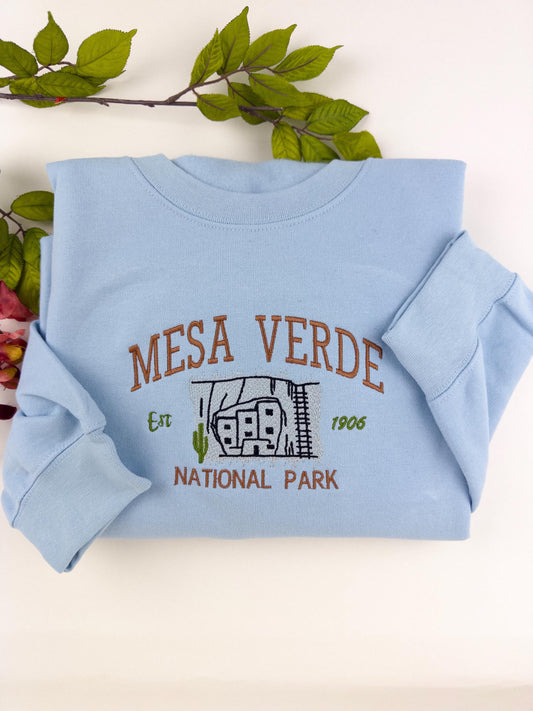MESA VERDE National Park Sweatshirt - Embroidered