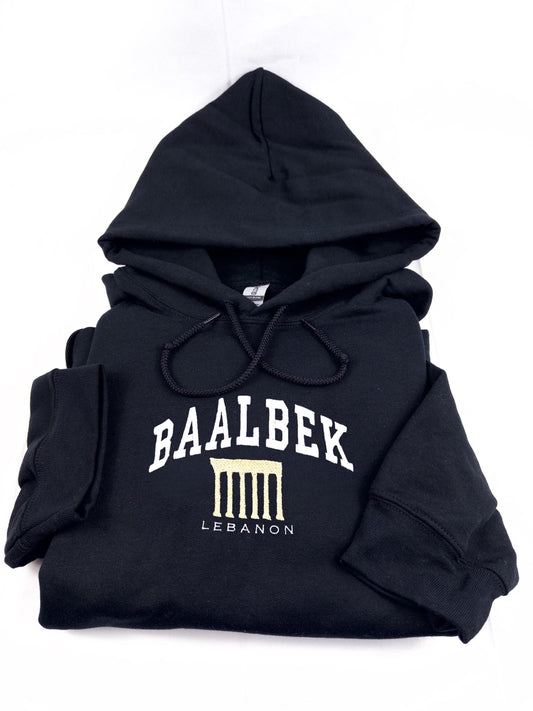 Baalbek Sweatshirt | Baalbek Lebanon Embroidered Lebanese City Design | Cozy & Trendy Unisex Hoodie