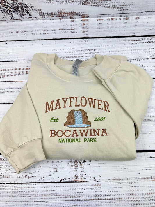 Embroidered Mayflower Bocawina National Park Sweatshirt & Hoodie - Belize Clothing