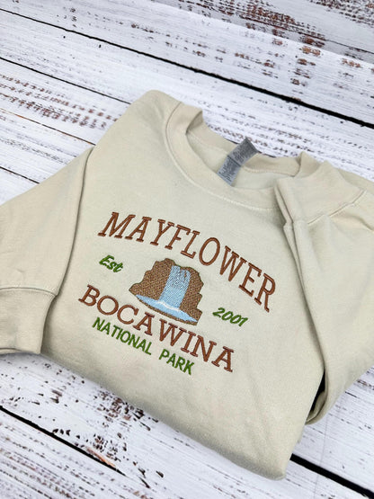 Embroidered Mayflower Bocawina National Park Sweatshirt & Hoodie - Belize Clothing