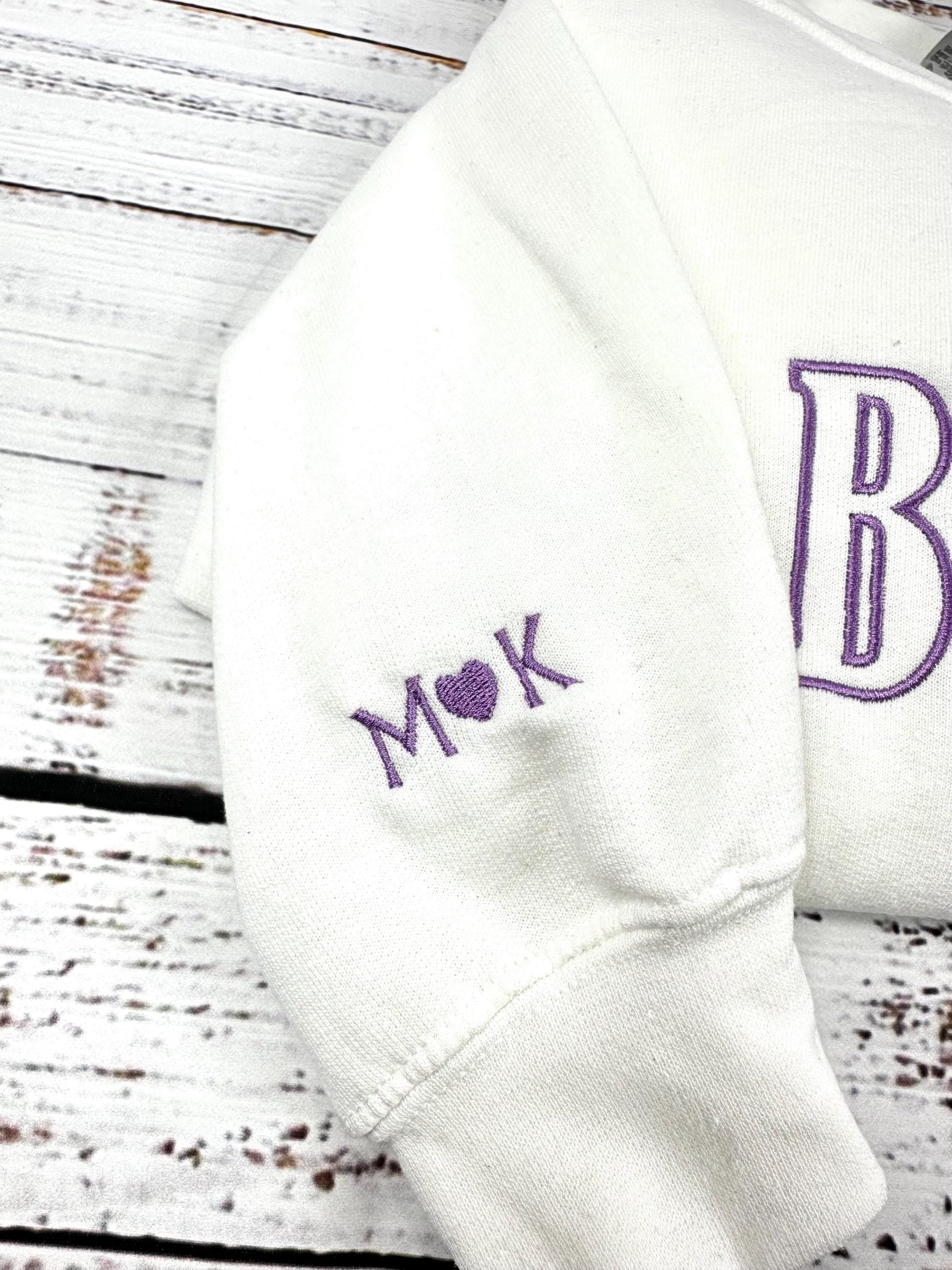 Bride Sweatshirt, Custom Bride Shirt, Embroidered Hoodie, Bridal Shower Gift - Engagement Gift - Wedding