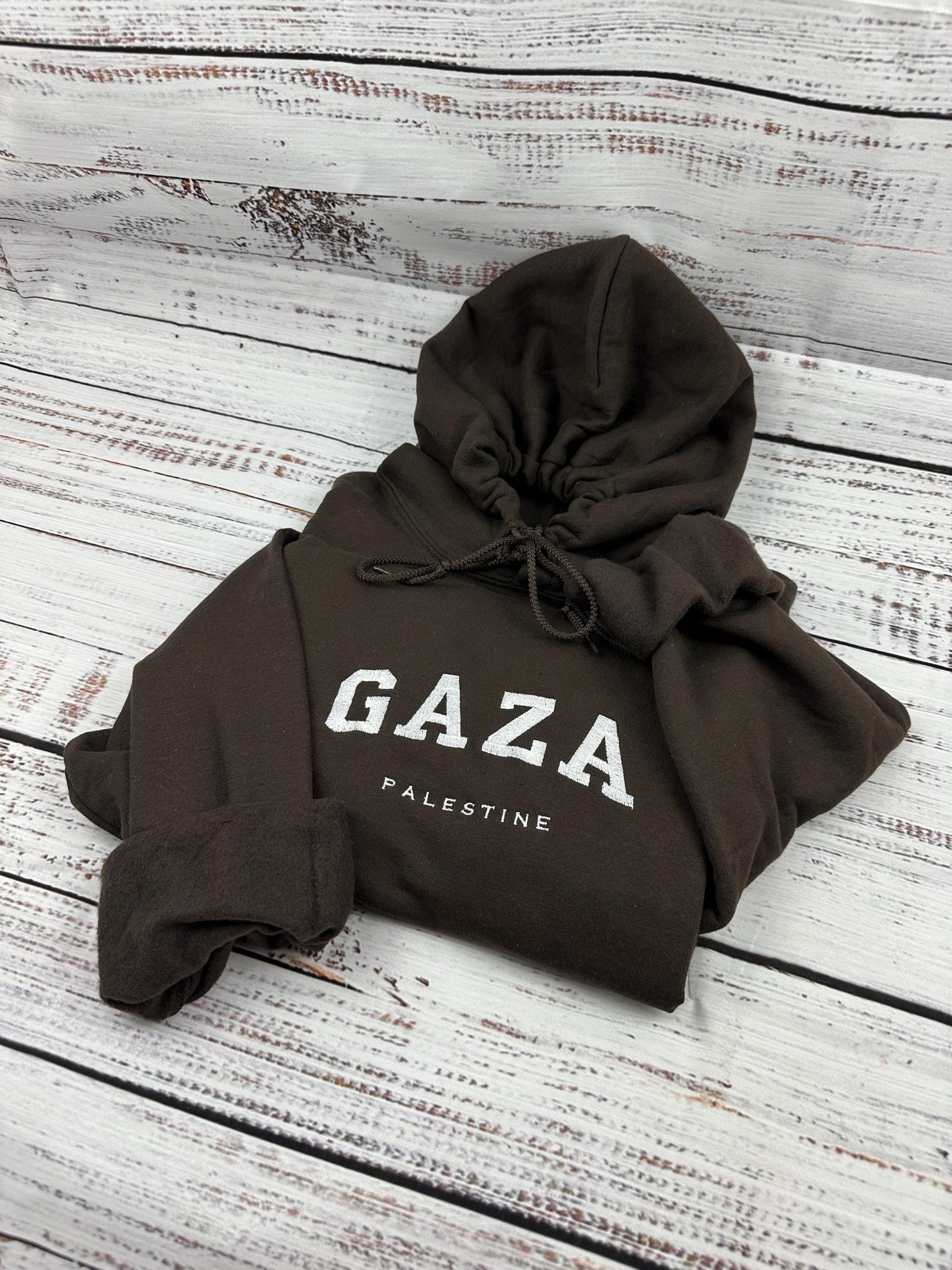 Gaza Palestine Embroidered Sweater - Palestinian Shirt