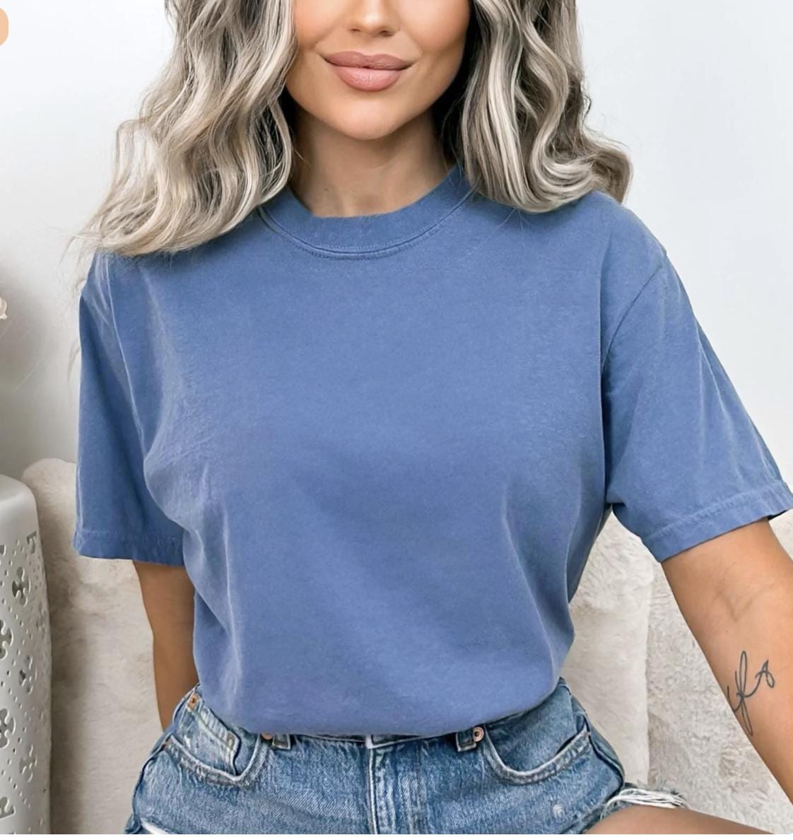 Comfort Colors® Embroidered Custom T-Shirt - Personalized Gift