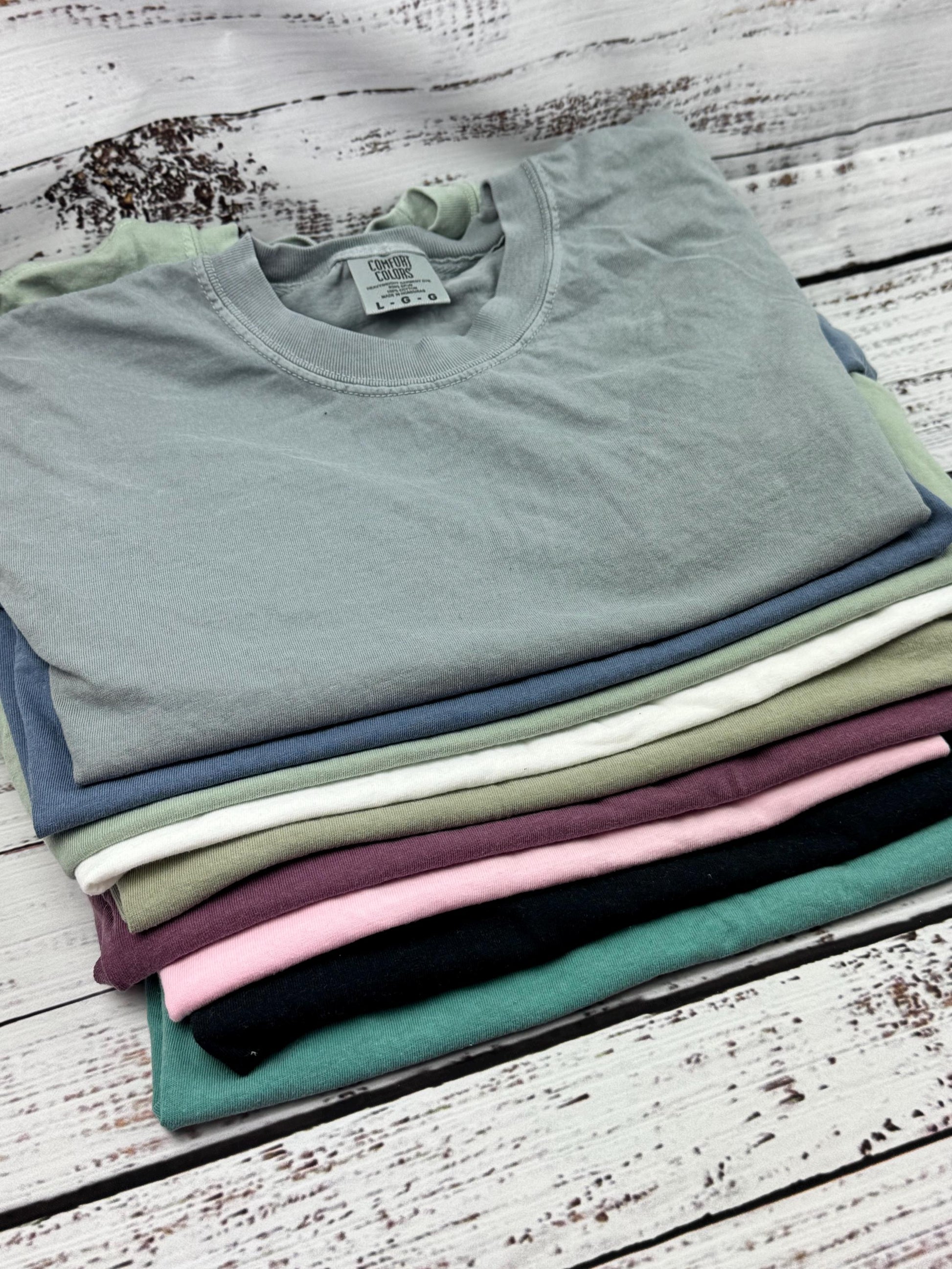 Embroidered Comfort Colors® Custom Dad Shirt, Cute Fathers Day Gift, Gift For Dad, New Father’s, Custom Dad Est Shirt, Gift for Grandpa