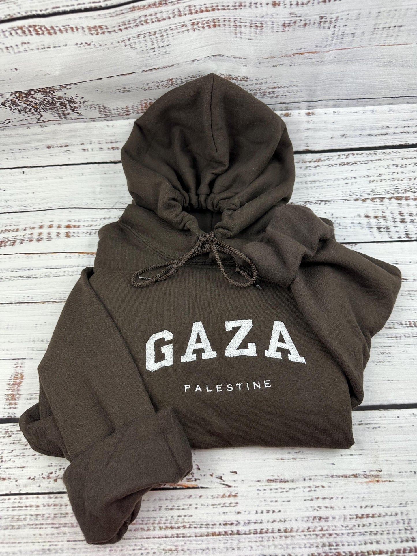 Gaza Palestine Embroidered Sweater - Palestinian Shirt