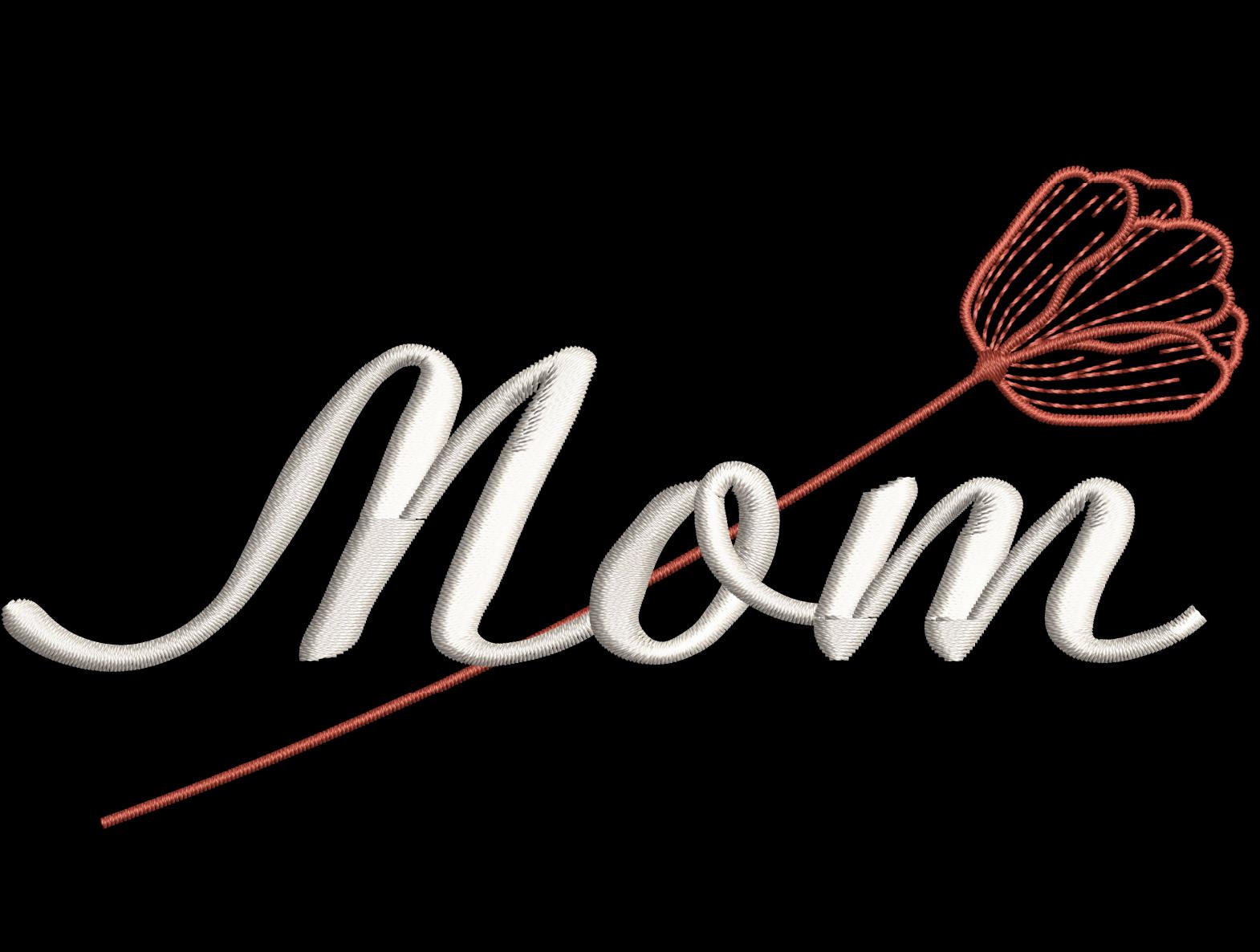 Custom Mothers Day Shirt- Comfort Colors Embroidered Tee