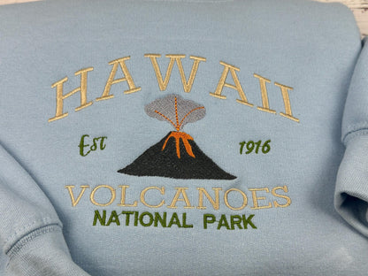 Hawaii Volcanoes National Park Sweatshirt - Embroidered Comfort Colors T-shirt - Custom Hawaiin Hoodie