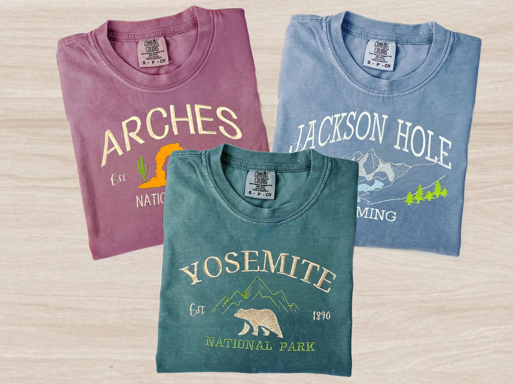 Custom Your National Park Shirt, State Park T-Shirt, Personalized Hiking Gift, Outdoor Adventure, Custom Sweatshirt - Comfort Colors®