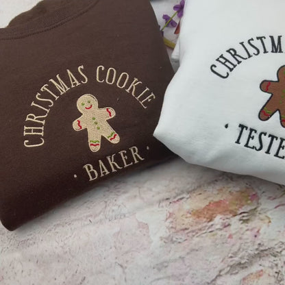 I Believe in Santa and Dinosaurs Embroidered Sweatshirt - Fun & Whimsical Holiday Design