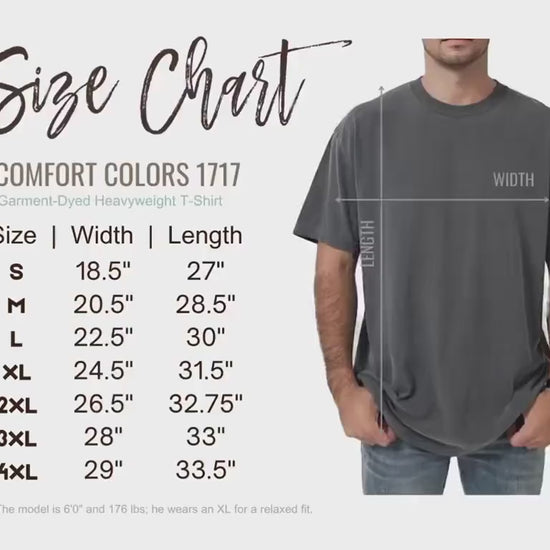 Comfort Colors® Embroidered Custom T-Shirt - Personalized Gift