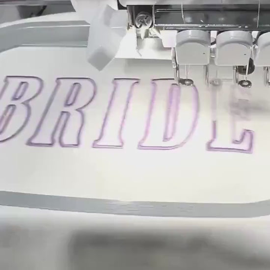 Bride Sweatshirt, Custom Bride Shirt, Embroidered Hoodie, Bridal Shower Gift - Engagement Gift - Wedding