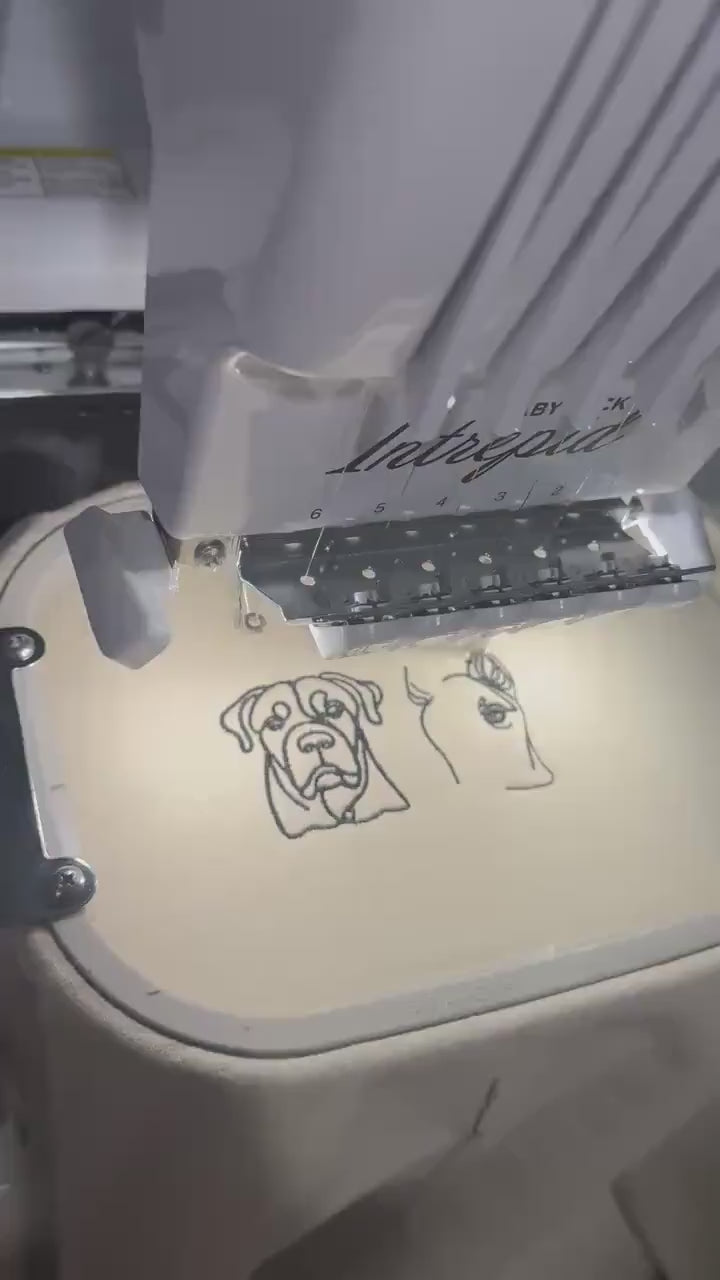Custom Dog Embroidered Hoodie and Sweatshirt